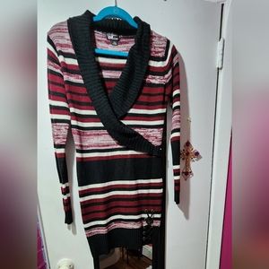 Striped Sweater Dress